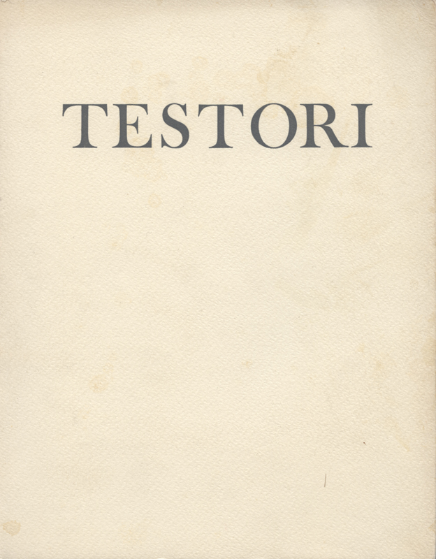 Testori Giovanni Testori